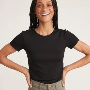 NWT Marine Layer Lexi Rib Crew Tee